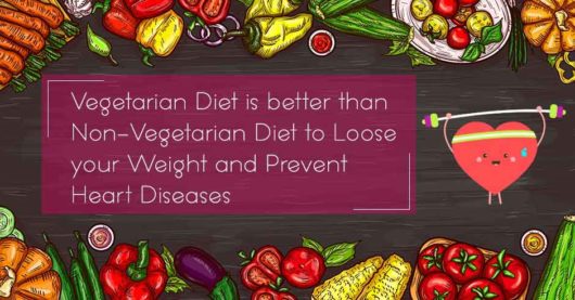 Vegetarian Diet is better than Non-Vegetarian Diet to Lose your Weight and Prevent Heart Diseases
